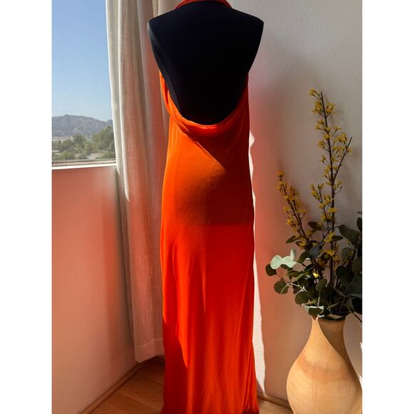 Saint Laurent Jersey Backless Halter Dress - Picture 13 of 16